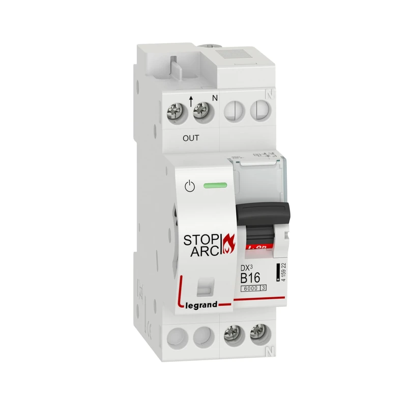 Legrand 415922 DX3 AFDD LS B16 1P + NR 6 KA Circuit Breaker (German Import)