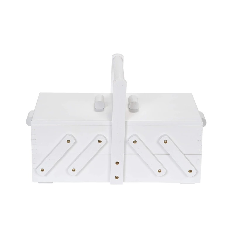 Prym 612579 Sewing Box Wooden S White