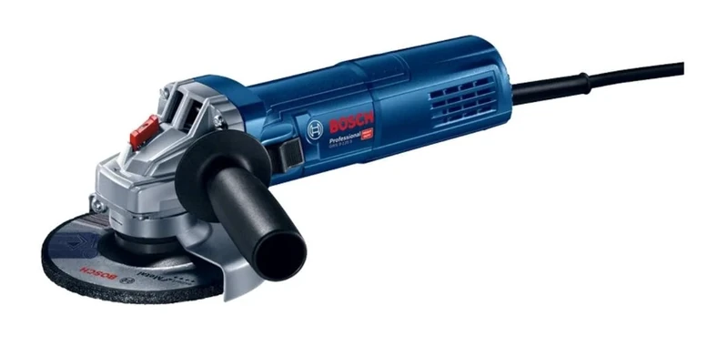 Bosch Professional Angle Grinder GWS 9-125 S (900 Watt, Disc Diameter 125 mm, Includes Additional Handle, Protective Cover, Wrench, in Box)