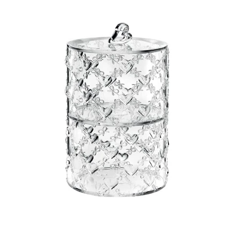 Guzzini 8008392290773 Set of 2 Stackable Receptacles Love