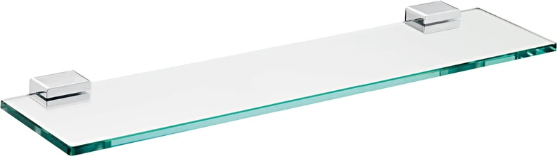 EMCO System 2 Shelf Crystal Glass Clear 700 mm Chrome