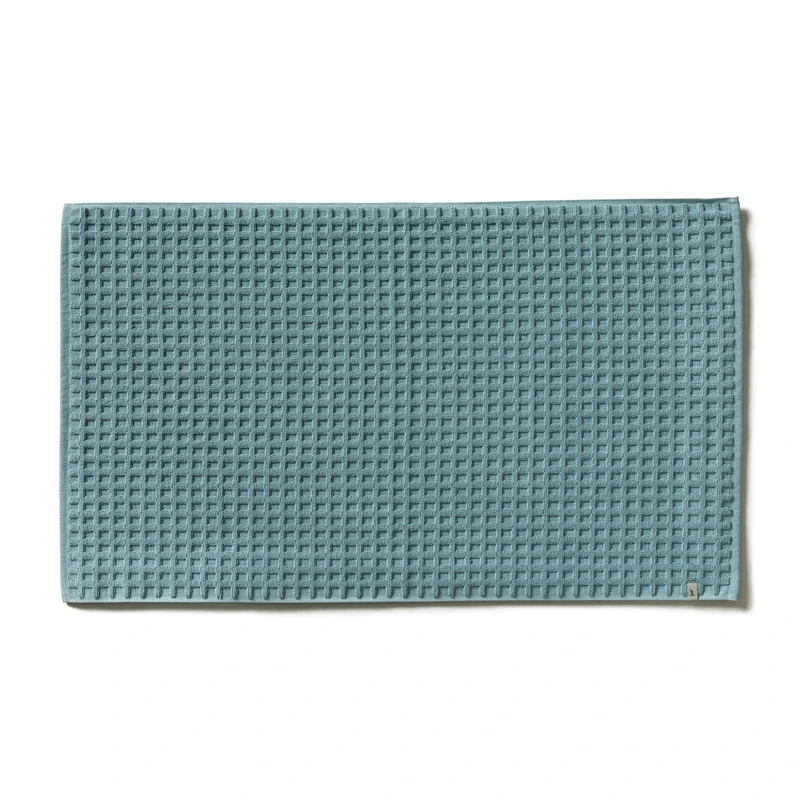 Möve Piquée bath mat 60 x 100 cm, 100% cotton, arctic - Image 1
