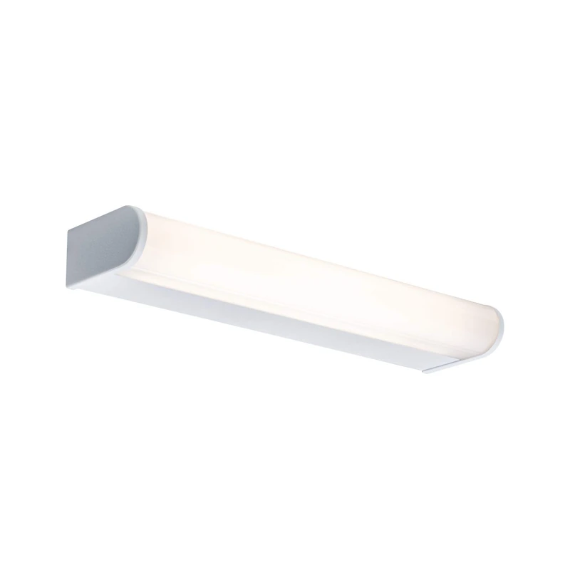 Paulmann 70878 Arneb LED wall luminaire incl. 1x9-watt IP44 Ceiling lamp White Bathroom lamp Aluminium, Acrylic Mirror luminaire 3000 K