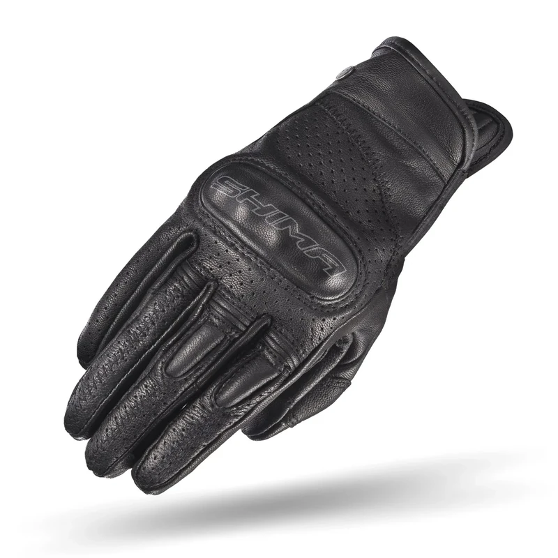 SHIMA CALIBER Motorbike Gloves Women Leather Summer Biker Armoured Protectors Motorcycle Perforated Ventilated Reinforced Motorsport Glove Street Motorbikes (Womens, Women/Black, M)
