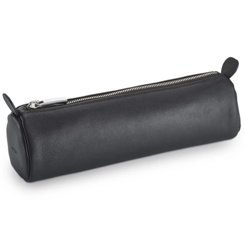 Lamy A 404 Lederwaren - High Quality Calfskin Pencil Case Round 859 in Black