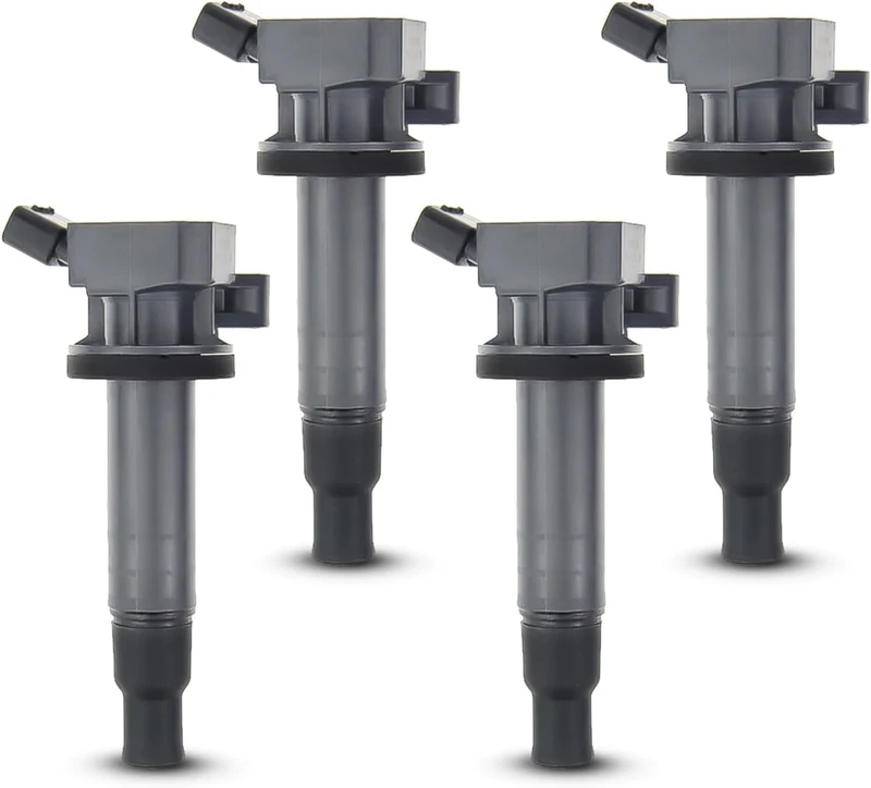 Frankberg 4x Ignition coil Ignition module Compatible with C1 1.0L 2005-2014 C1 II Cuore Sirion 107 108 Justy IV A.u.r.i.s Avensis Aygo Celica Corolla MR2 III Yaris Petrol Replace# 90919-02239