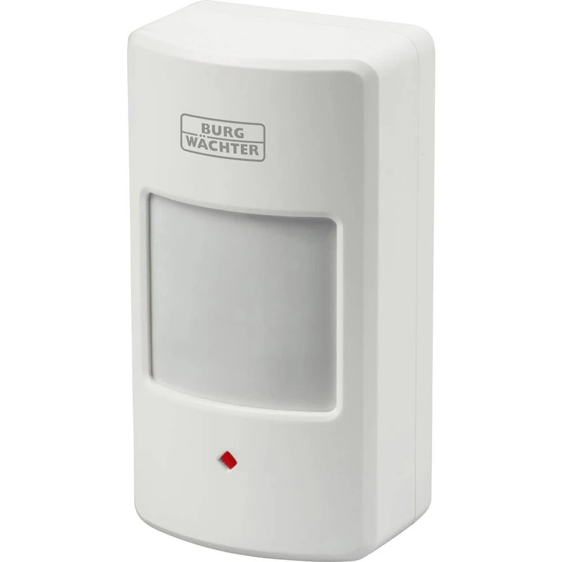 Burg Wächter 39790 Indoor Motion Detector, Battery-Operated, Infrared Detector, Compatible with BURGprotect Smart Home, Motion 2010, White, 97 x 54 x 40 mm (W x H x D)