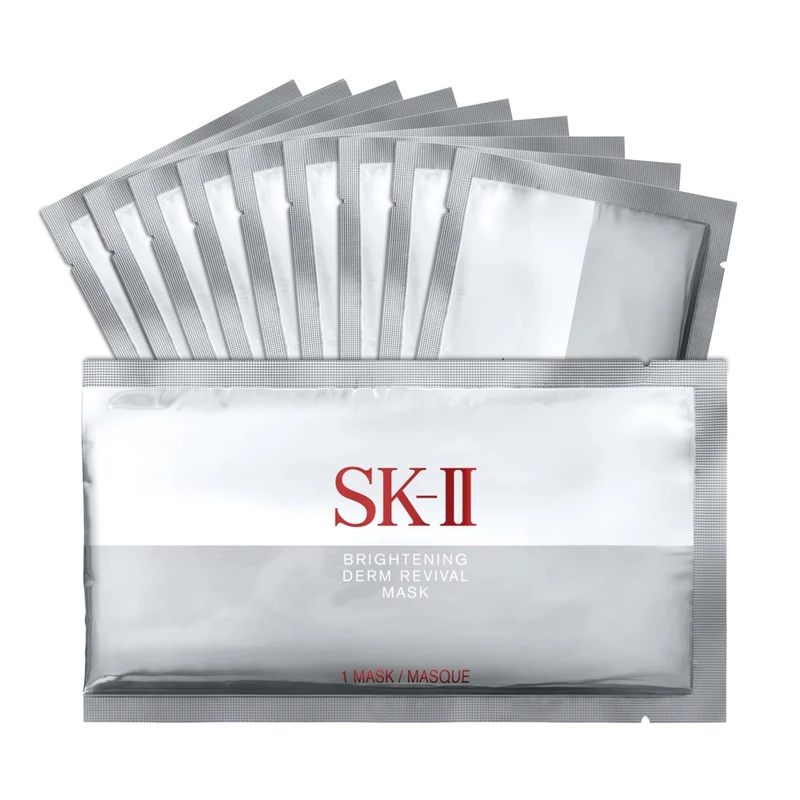 SK-II Brightening Derm Revival Mask For Unisex 10 Pcs Mask