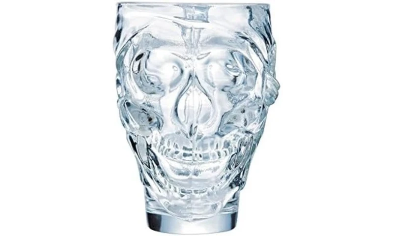 Arcoroc N6644 Skull Beer Glass, 900mL Capacity, Pack of 4