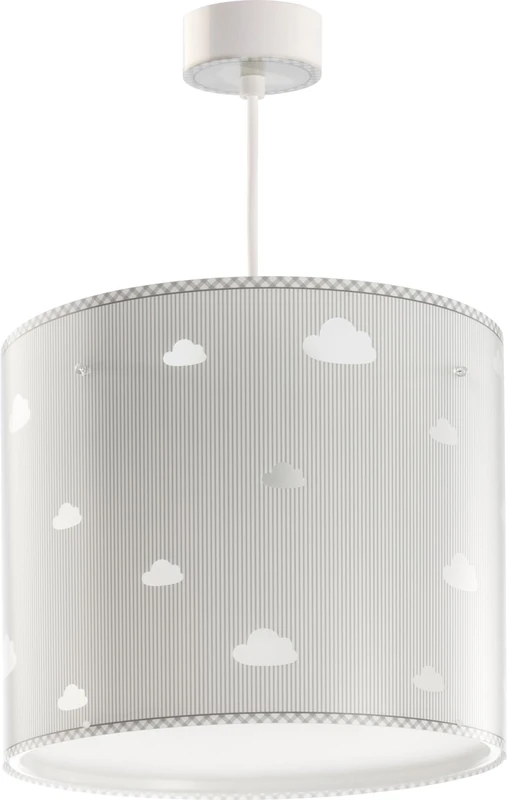 Dalber Sweet Dreams Clouds Grey E27 62012E Children's Pendant Lamp - Image 1