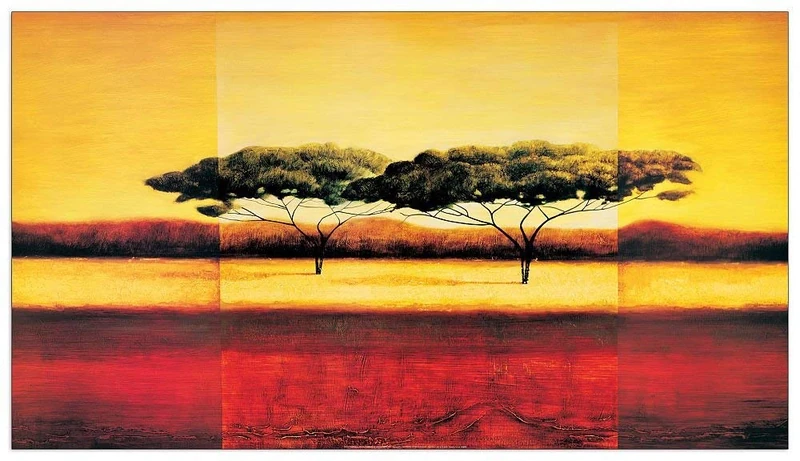 Artopweb Emmerich-Kenya Decorative Panel, Wood, Multi-Colour, 135 x 1.8 x 76 cm - Image 1
