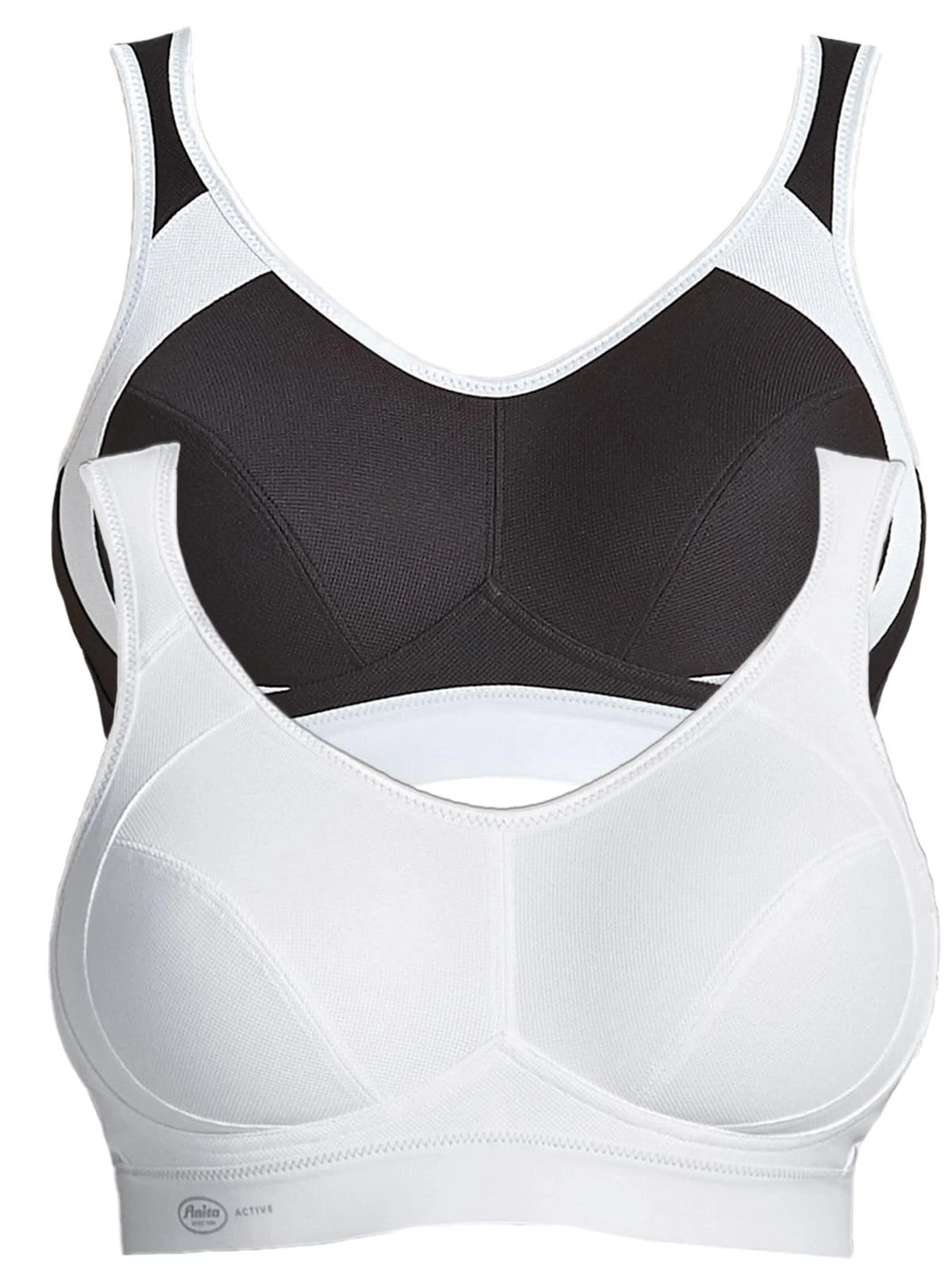 Anita Women's Pack of 2 Sports Bra Extreme Control 5527 Black-White 44G