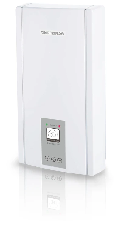 Thermoflow Thermoflow ELEX3IN1 Fully Electronic Instant Water Heater, White.