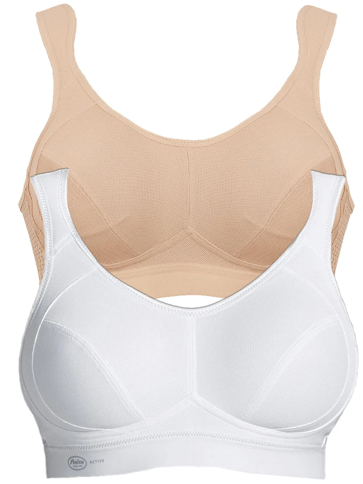 Anita Women's Pack of 2 Sports Bra Extreme Control 5527 Desert - White 44G