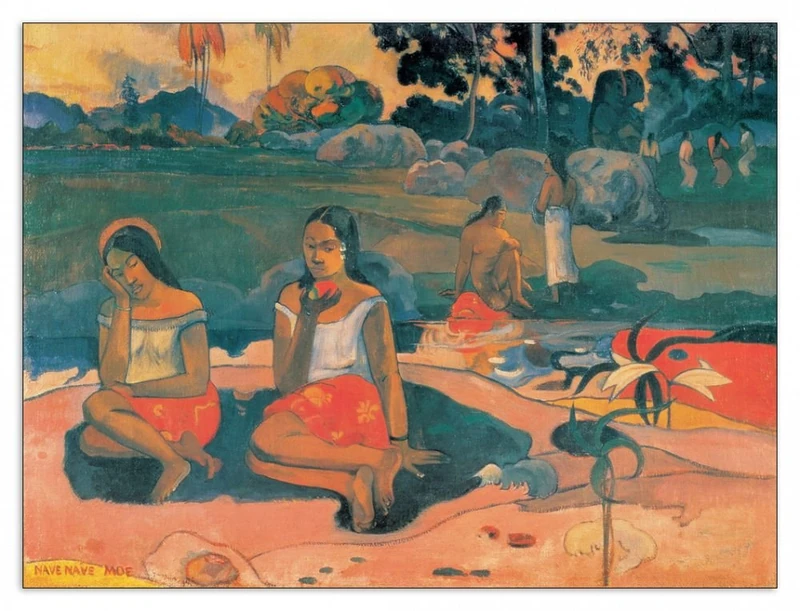 Artopweb Gauguin Nave Moe Decorative Panel, Wood, Multi-Colour, 80 x 1.8 x 60 cm - Image 1