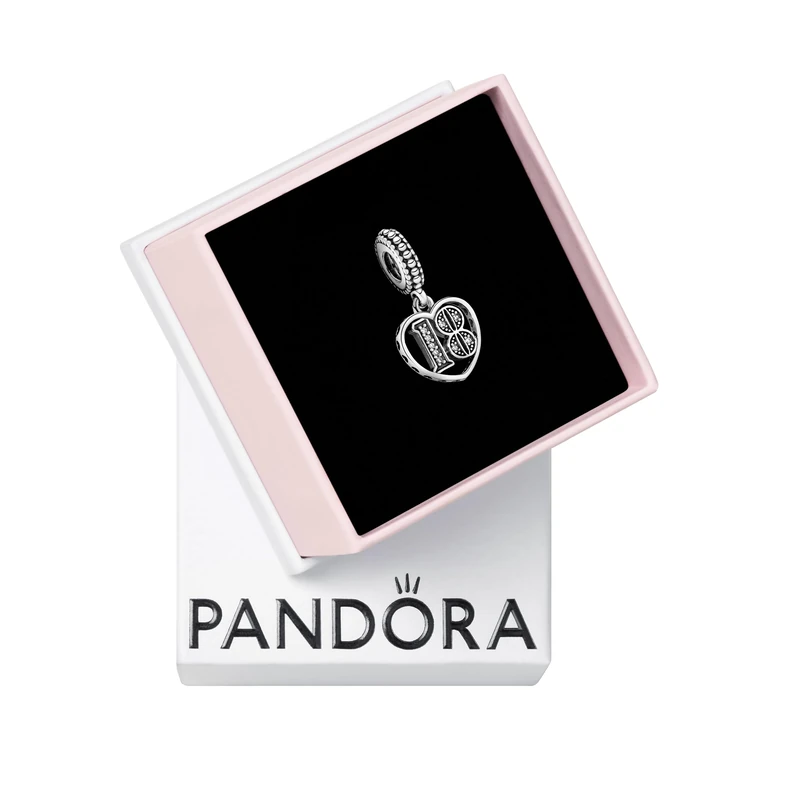 Pandora 18th Celebration Dangle Charm 797262CZ
