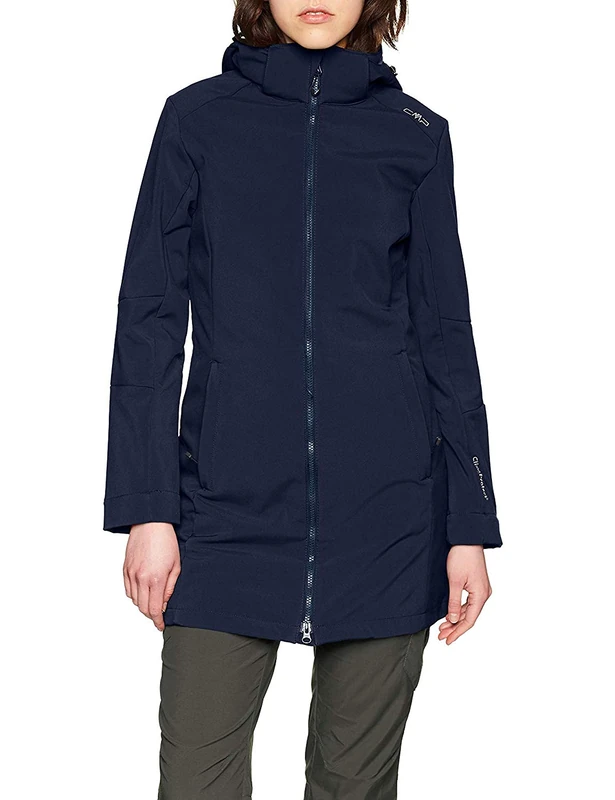 CMP Women Softshell 7.000 3A08326 Coat - Blue/Grey, Size 16