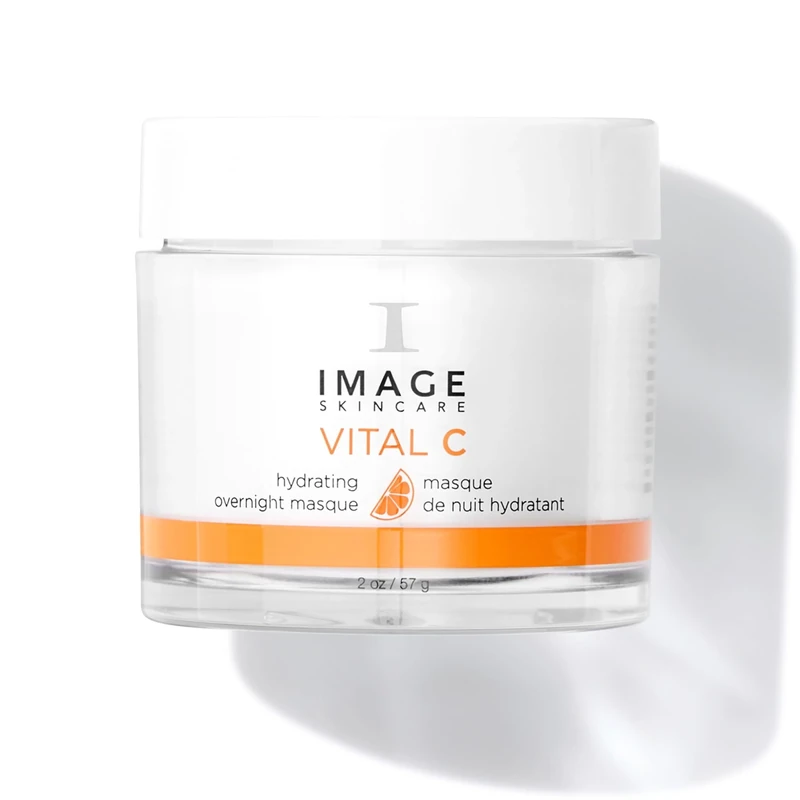 IMAGE Skincare, VITAL C Hydrating Overnight Masque, Revitalizing Sleeping Facial Mask with Blue-Green Algae Extract and Hyaluronic Acid, 57 g