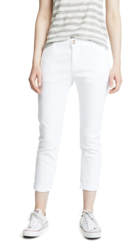 AG Adriano Goldschmied Women's Caden Trouser Casual Pants, White, 31