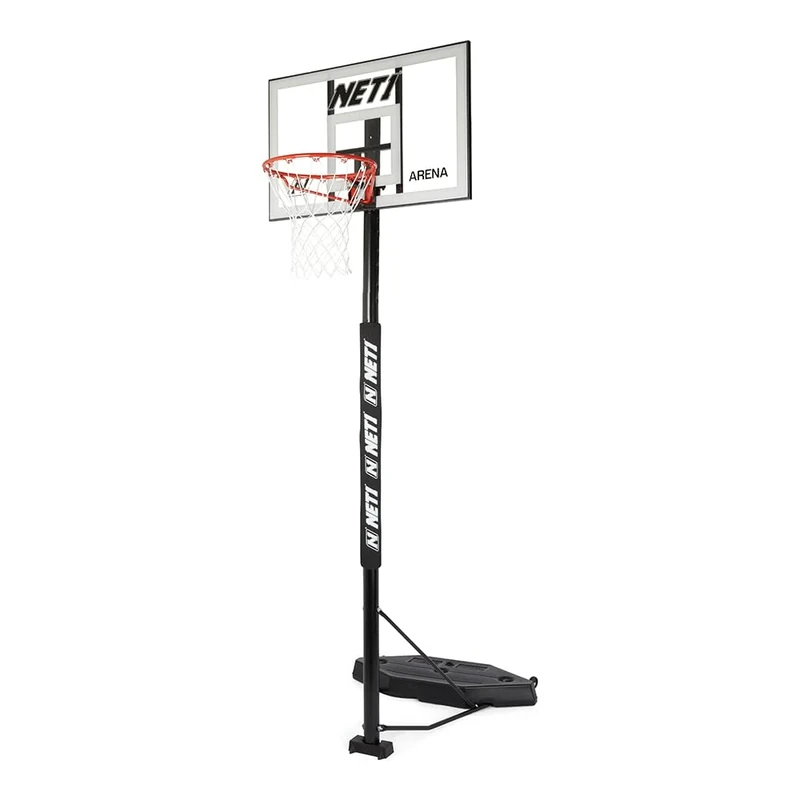 NET1 Arena Portable Basketball System, White
