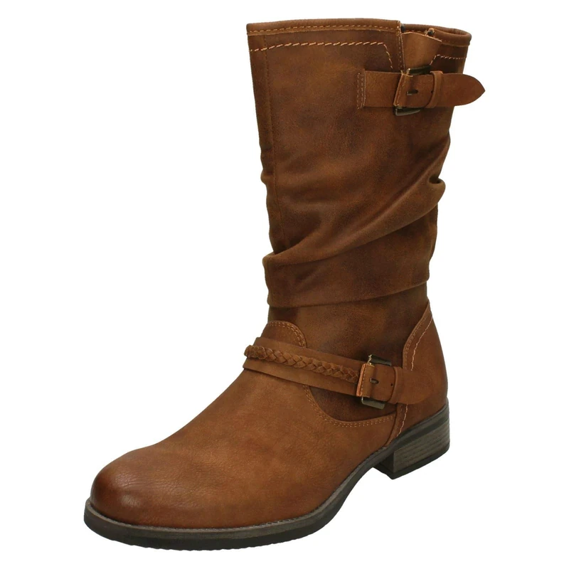 Rieker 98860, Women’s High Boots, Brown (Nuss/Nuss 22), 5 UK (38 EU)