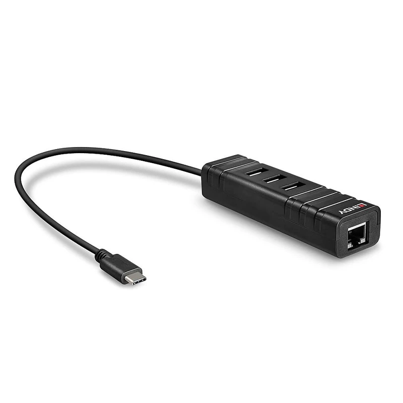 Lindy USB 3.1 Type C Hub & Gigabit Ethernet Converter