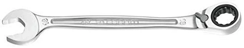 FACOM 467B.36 Metric Combination Ratchet Wrench, Silver, 36 mm