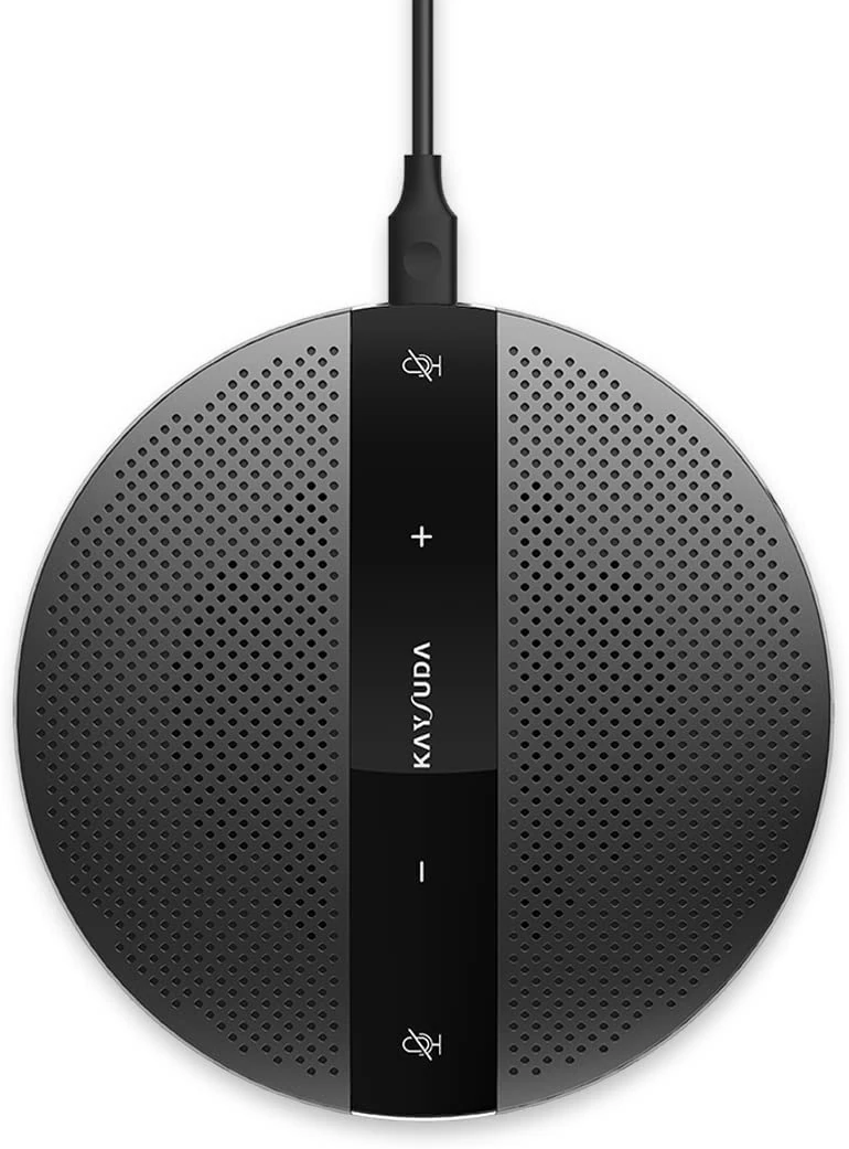 PC Microphone Speakerphone for Computers, PS4 and XBOX, 360°Omnidirectional USB Mic/Speaker Phone for Video Conference, Online Meeting, Recording, Online Chatting, Skype Business, VoIP Calls