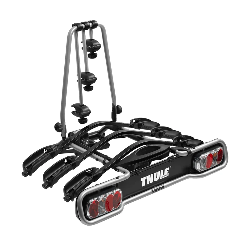 Thule EuroRide Bicycle Carrier Towing Hitch 3 Bikes Black/Aluminium 3 Bikes