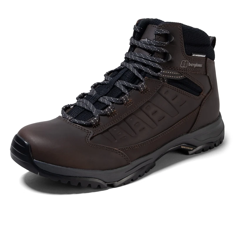 Berghaus Men's Expeditor Ridge 2.0 Waterproof Walking Boots | Breathable | Durable | Extra Cushion, Black/Brown, 7.5
