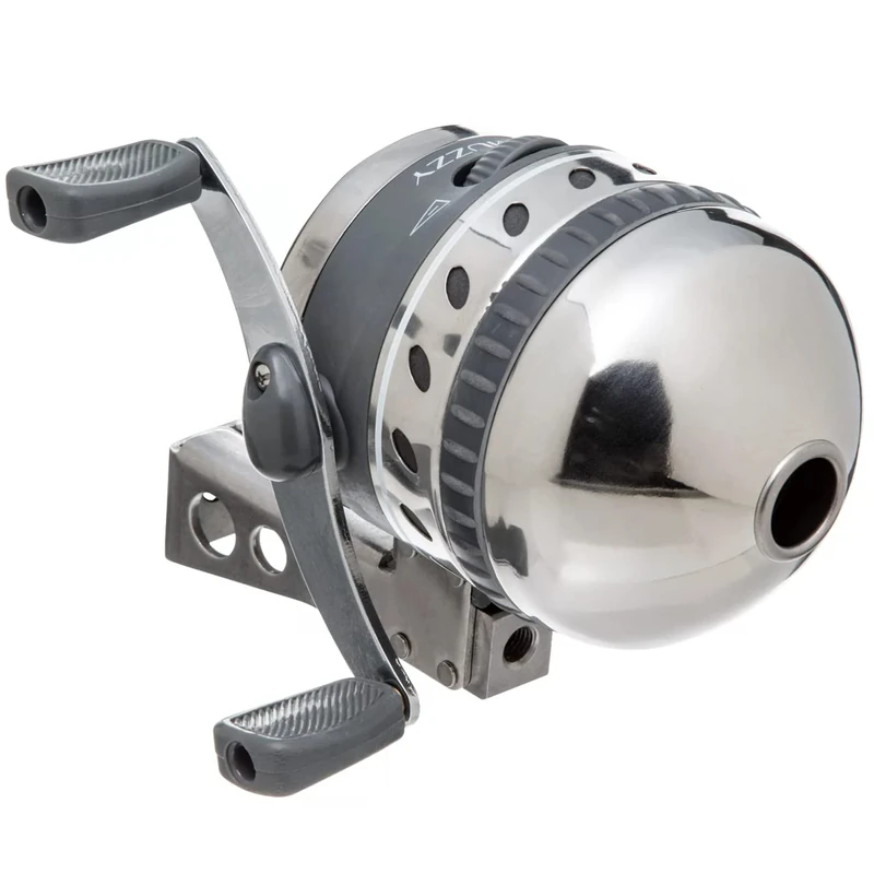 Muzzy Pro Bowfishing Reel Silver - Image 1