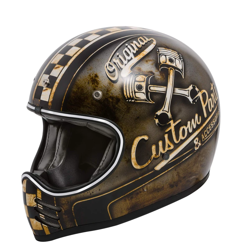 Premier HELMET MX OP 9 BM,OCHER/BLACK/WHITE,XS