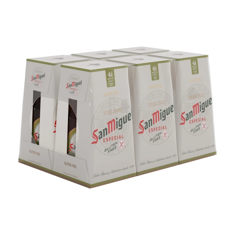 San Miguel Especial Gluten Free Lager Beer, 24x330 ml bottle