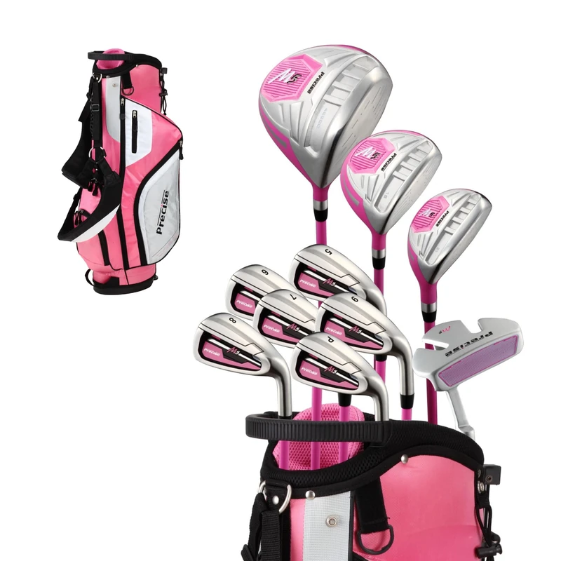 PRECISE Pink Left Handed M5 Golf Club Set