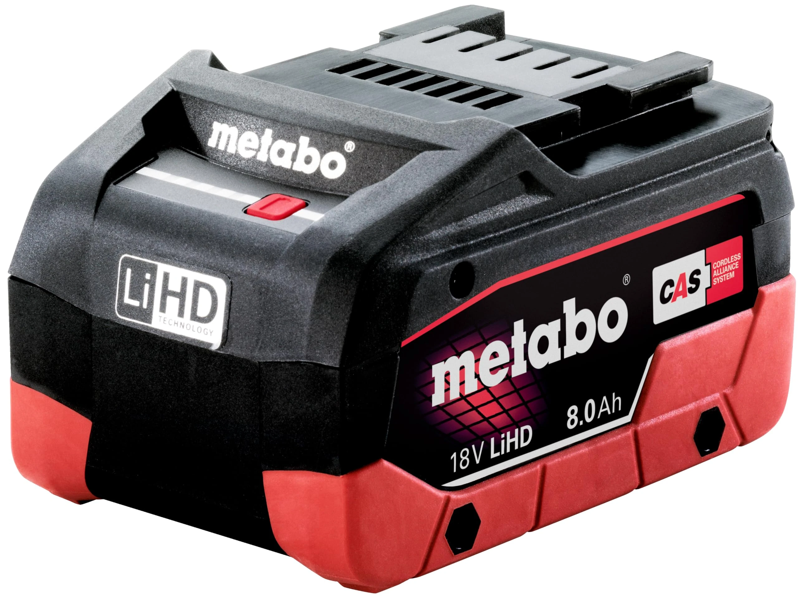 Metabo Battery pack LiHD 18 V - 8.0 Ah (625369000). Battery pack voltage: 18 V, battery capacity: 8 Ah, weight: 980 g