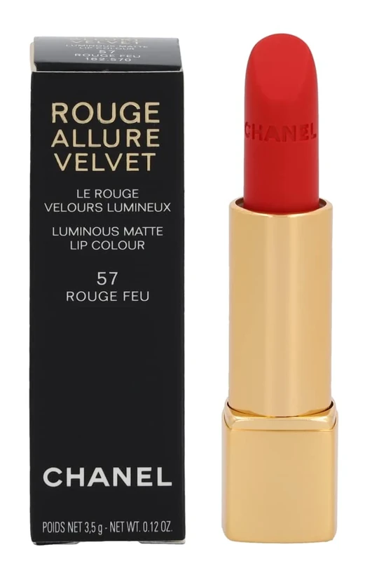 CHANEL Rouge Allure Velvet Luminous Matte Lip Colour No.57 Rouge Feu (3.5 g)