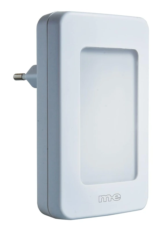 m-e modern-electronics 1676668 41145 Wireless Doorbell Receiver with Automatic Night Light