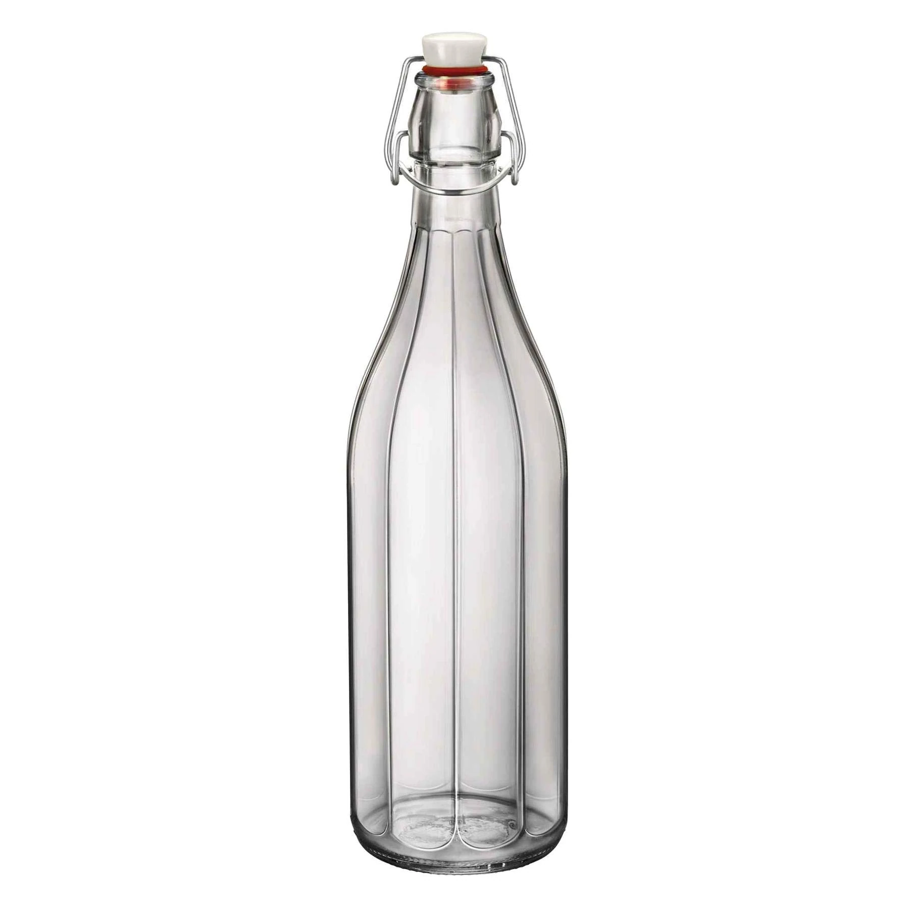 Bormioli Rocco Oxford Clear Wine Water Table Serving Swing Top Bottle - 1000ml