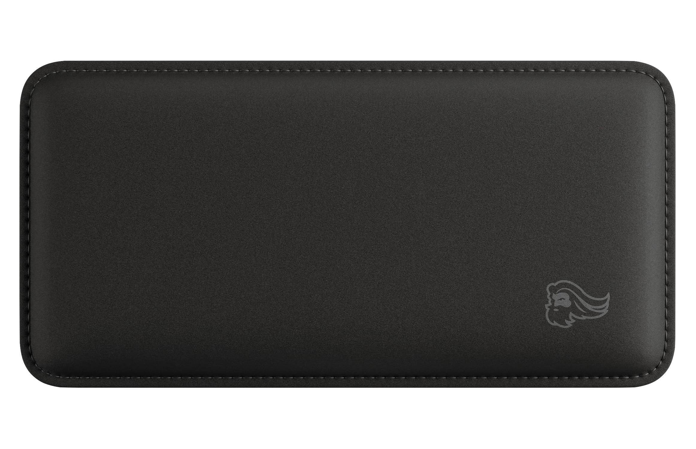Glorious Gaming Padded Mouse Wrist Rest - Anti-Fray Stitched Edges, Smooth Cloth Surface, Anti-Slip Rubber Base, Medium Firmness, 200 x 100 x 17mm - Black-Stealth