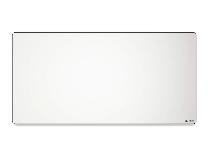 Glorious Gaming Cloth Gaming Mousepad (3XL Extended) - Stitched Edges, Smooth Surface for Speed & Control, Anti Slip Base, Machine Washable, 3XL Extended (1220 x 610 x 3mm) - White
