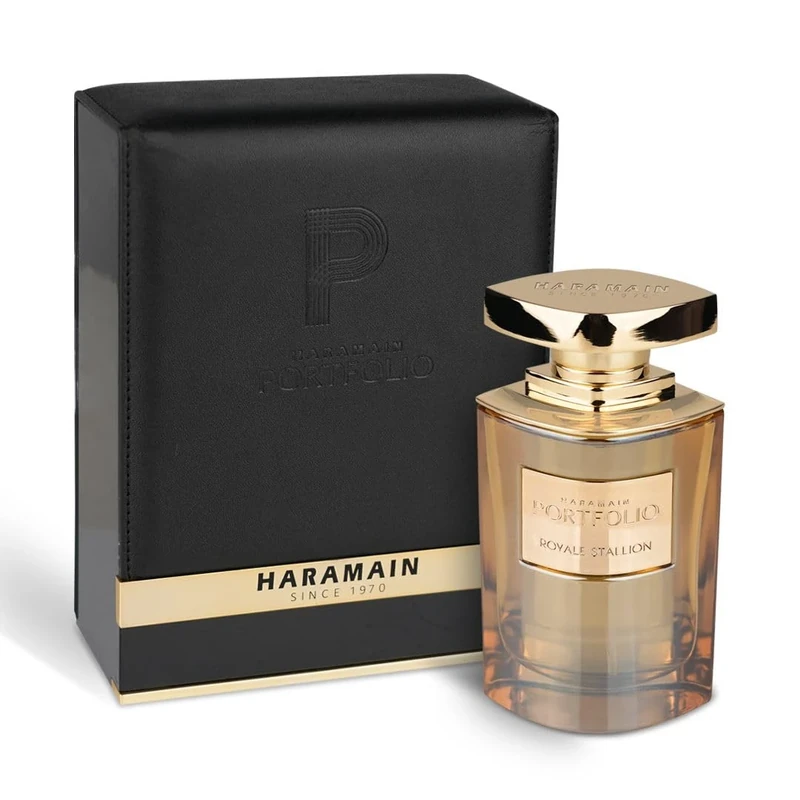 Al Haramain Portfolio Royale Stallion 75ml Women's Eau de Parfum | Oud Arabian Perfume is a premium and prestigious Unisex Fragrance - Image 1