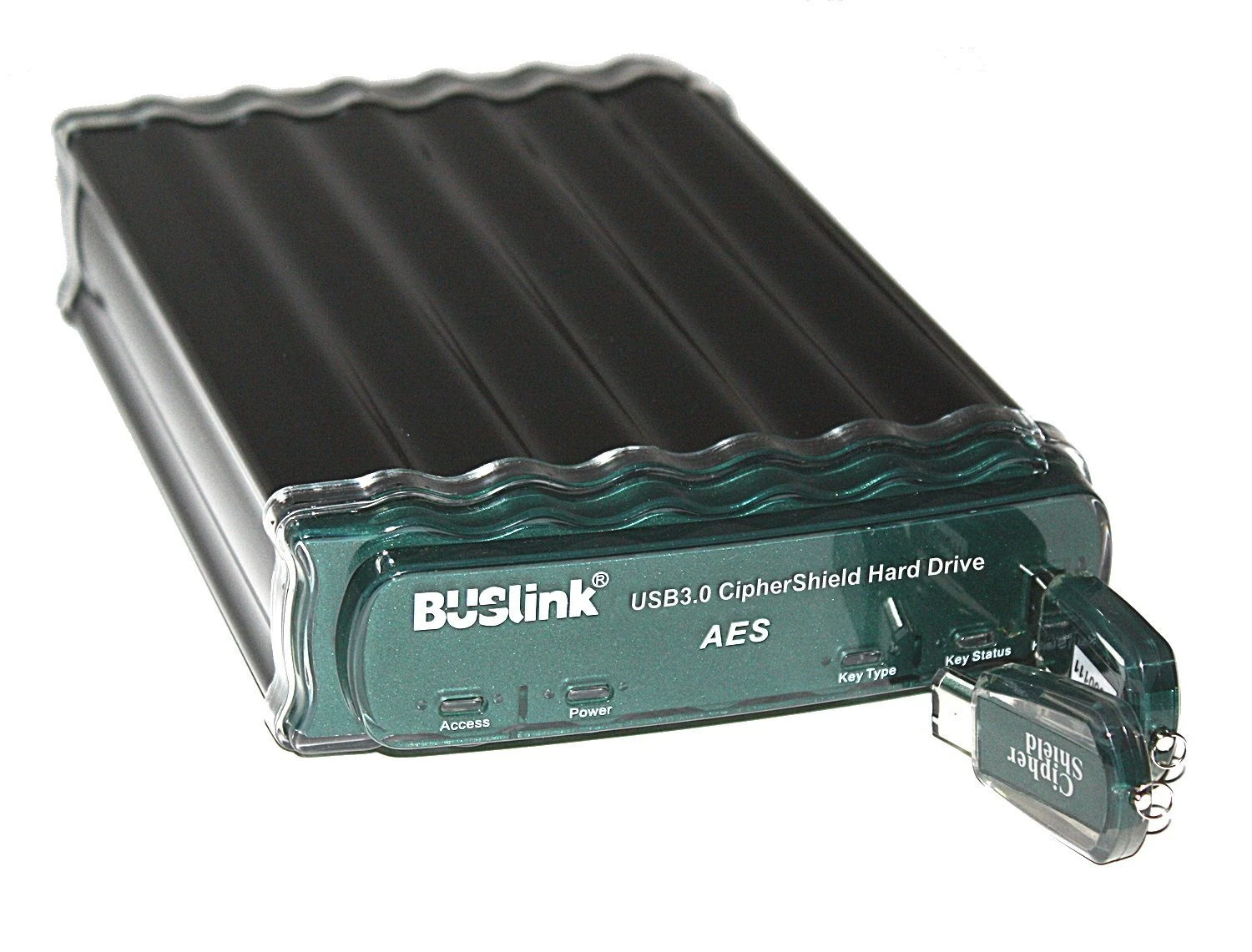 Buslink CipherShield USB 3.0/eSATA FIPS 140-2 Level 2 HIPAA 256-bit AES Hardware Encrypted Desktop Hard Drive (14TB)