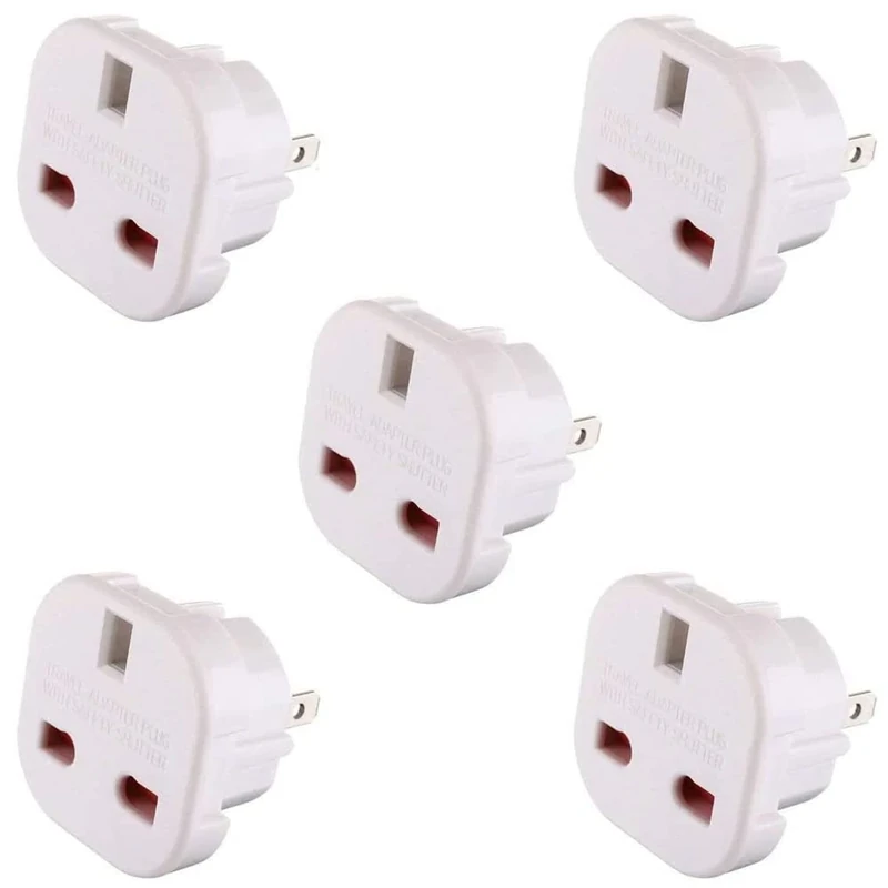 Gadgets Hut UK - 5 x UK to US Travel Adaptor suitable for USA, Canada, Mexico, Thailand - Refer to Product description for Country list - Image 1