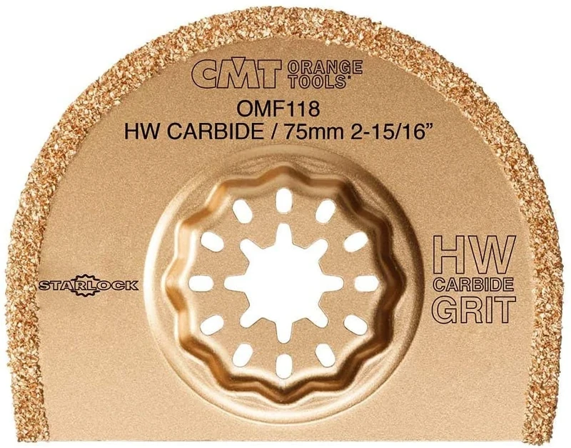 CMT OMF118-x5-5X 75mm Carbide Grit Radial Saw Blade Segmented