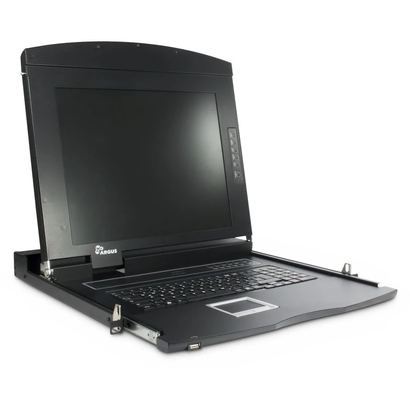 Inter-Tech compatible 17" LED KVM AS-7100 ULS VGA