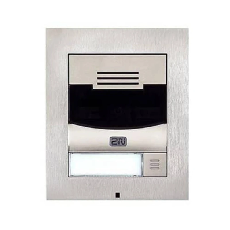 2N Telecommunications IP Solo Video Intercom System Nickel - Video Intercom Systems (Nickel, IP54, Metal, Buttons, Vertical, Outdoor)