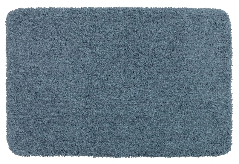 WENKO 23099100 Blend Bath Mat, Navy Blue, 55 x 65 x 3 cm