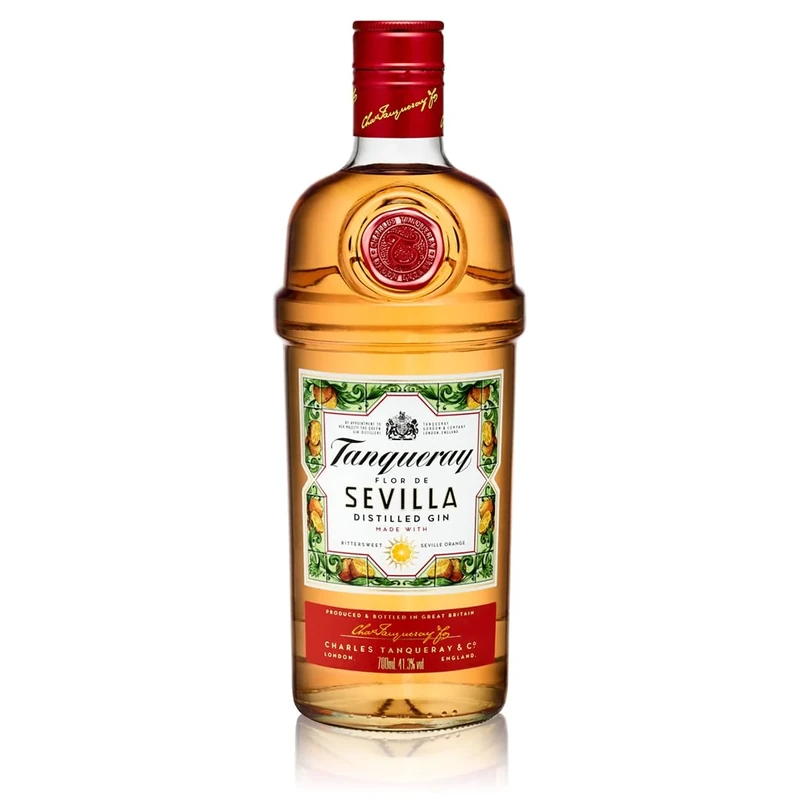 Tanqueray Flor De Sevilla Gin | 41.3% vol | 70cl | Zesty & Citrus Flavoured | Notes of Seville Orange & Botanicals | Enjoy with Ice & Tonic