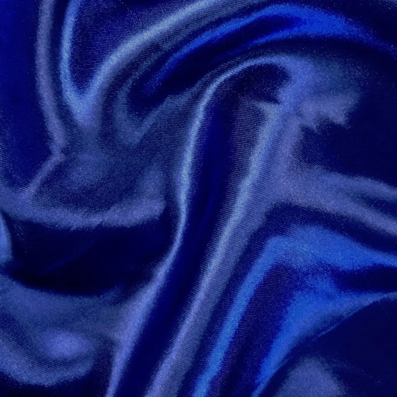 60" inches Wide - by The Yard - Charmeuse Bridal Satin Fabric for Wedding, Apparel, Crafts, Decor, Costumes (Royal Blue, 20 Yards)