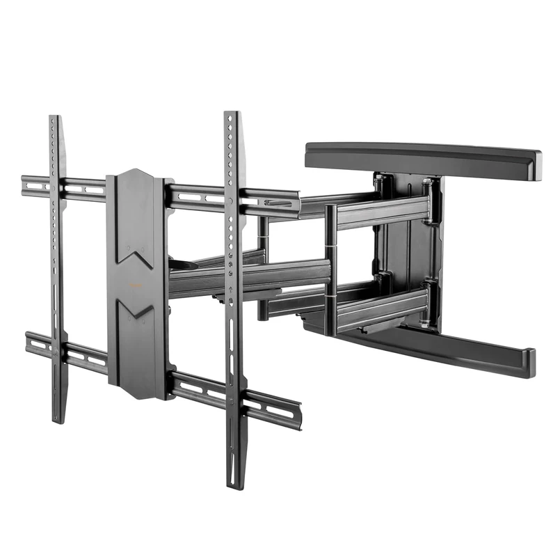 myWall HP45L Full Motion Wall Mount for Flat Screen 42-100 Inches (107-254 cm) up to 70 kg Also Suitable for Curved Screens Black